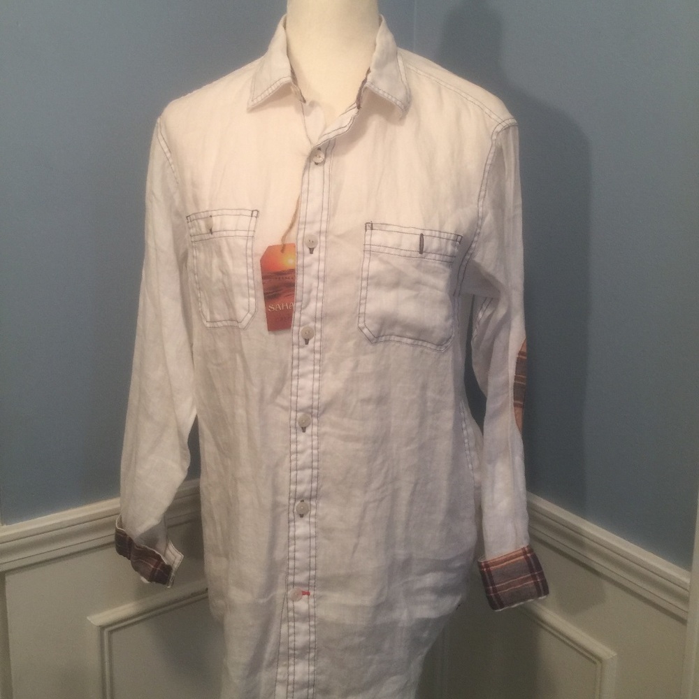 Fabulous white button up shirt